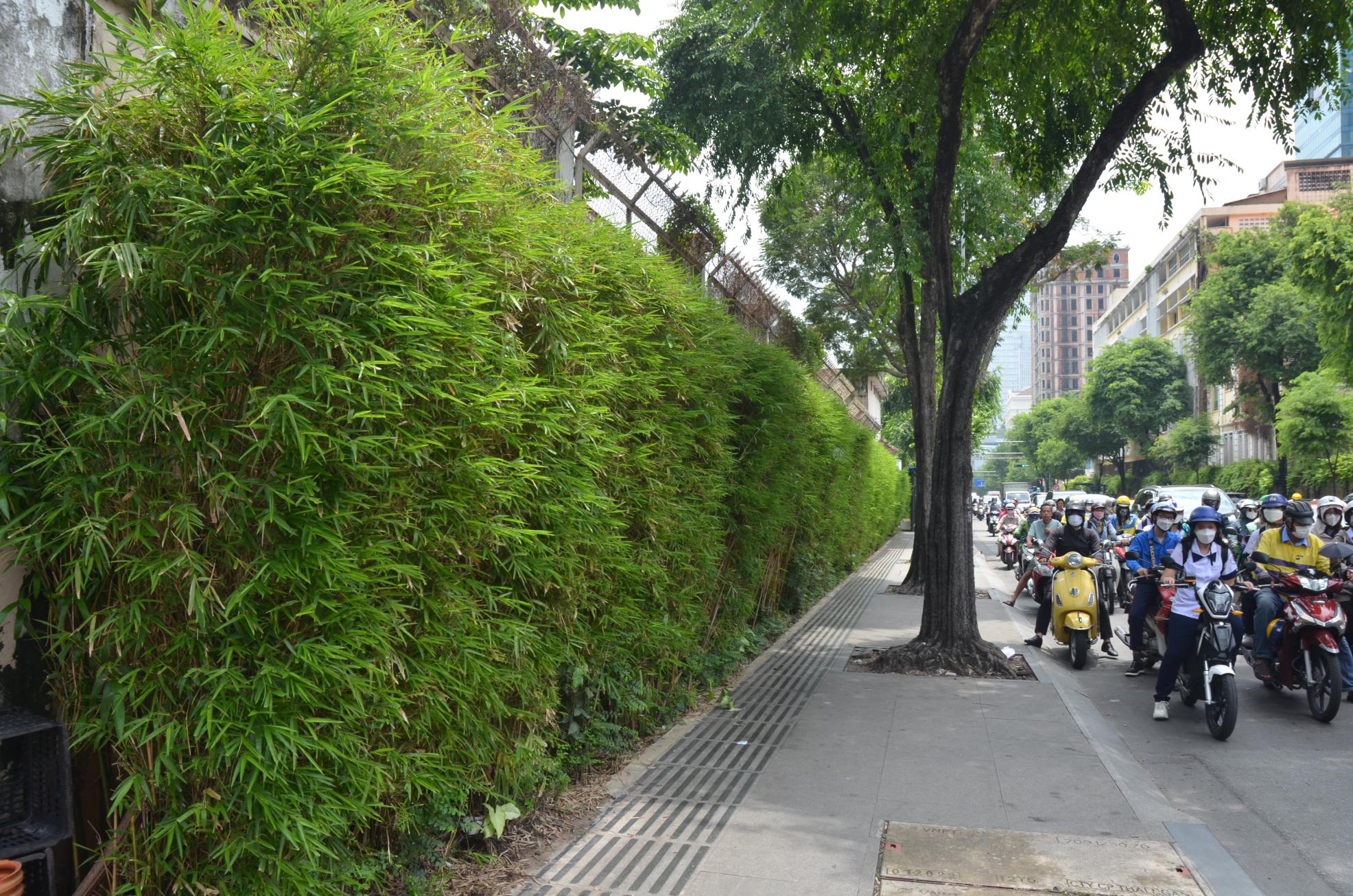 Straßenszene in Ho-Chi-Minh-Stadt, Vietnam.