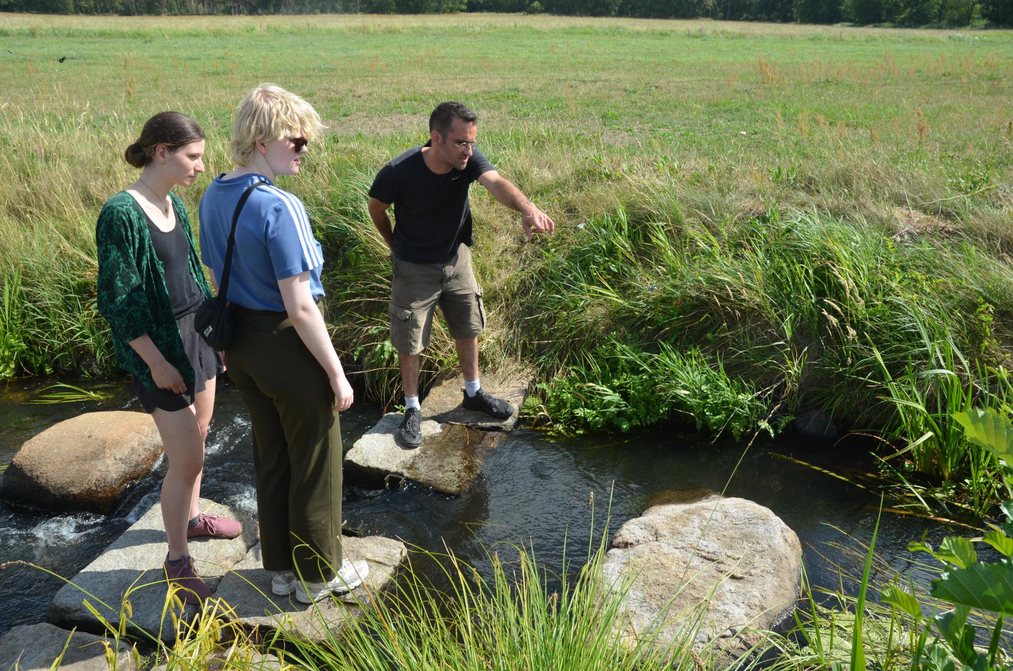 A fish-friendly bypass channel was constructed to circumvent the historic weir, providing safe passage for aquatic species. A fish-friendly bypass channel was constructed to circumvent the historic weir, providing safe passage for aquatic species.