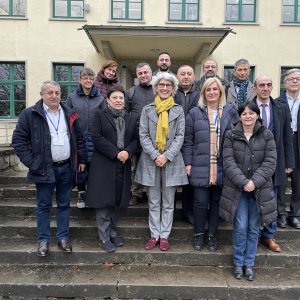 Erstes Kooperationsgespräch an der Hochschule Magdeburg-Stendal mit einer armenischen Delegation im Dezember 2023