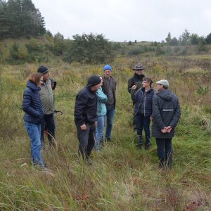 Erkundung eines möglichen terrestrischen Untersuchungsgebietes im Welski Park. Foto: Petra Schneider