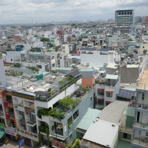Die Verwertung von Bergbaurückständen ist eine Option, um - wie hier in Ho-Chi-Minh-Stadt - dem Druck auf Primärrohstoffe bei weiter anhaltender Urbanisierung zu begegnen.  |  Bild: Conrad Dorer