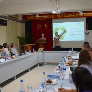 RENO-TITAN-Auftakttreffen am INST (Institute of Nuclear Science and Technology) in Hanoi.  |  Bild: Petra Schneider