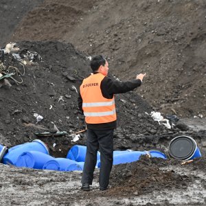 Studienreise nach Deutschland im September 2024: Besuch bei der Zentraldeponie Cröbern, die auch NORM-Rückstände deponiert. |  Bild: Petra Schneider