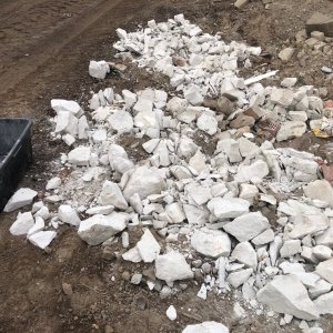 Sand-lime bricks at the Stork Umweltdienste recycling centre (Photo: Paul Stachowiak)