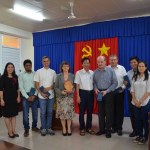 SAND! kick-off meeting with the partners in the Vietnamese province of An Giang in October 2019. Picture: University of Applied Sciences Magdeburg-Stendal