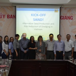 SAND! kick-off meeting with the partners in the Vietnamese province of An Giang in October 2019. Picture: University of Applied Sciences Magdeburg-Stendal